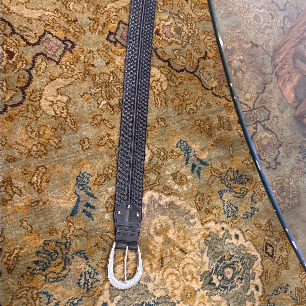 MICHAEL Michael Kors Black Genuine Leather Belt - Size XL